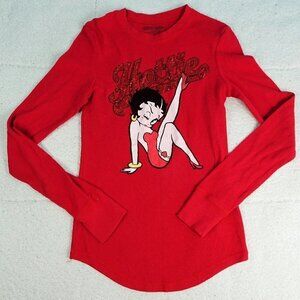 Betty Boop Red "Hottie" Thermal Junior Size 11-13